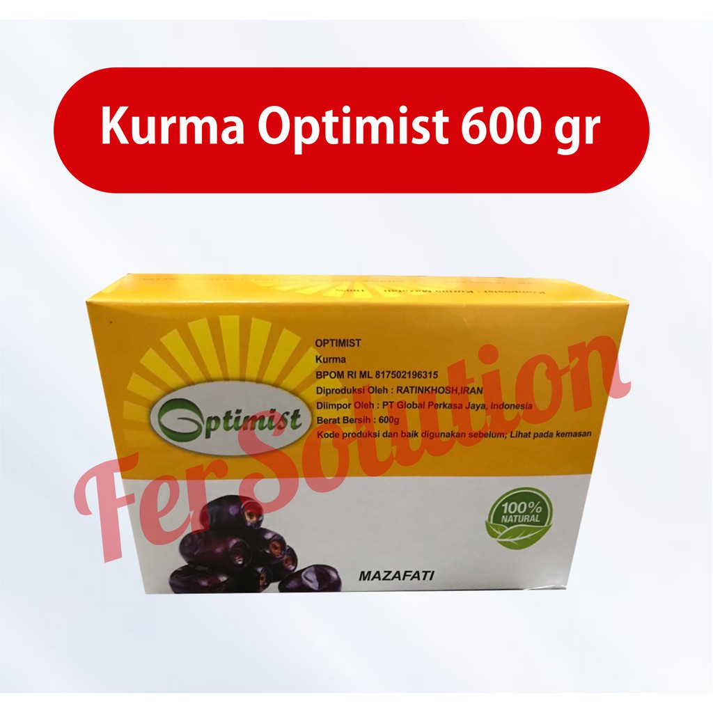 

Kurma Optimist 600 gr (pembelian 3 pcs)