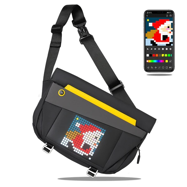 Divoom Sling Bag V Customizable Pixel Art Fashion Design - Garansi Resmi Divoom Indonesia 1 Tahun