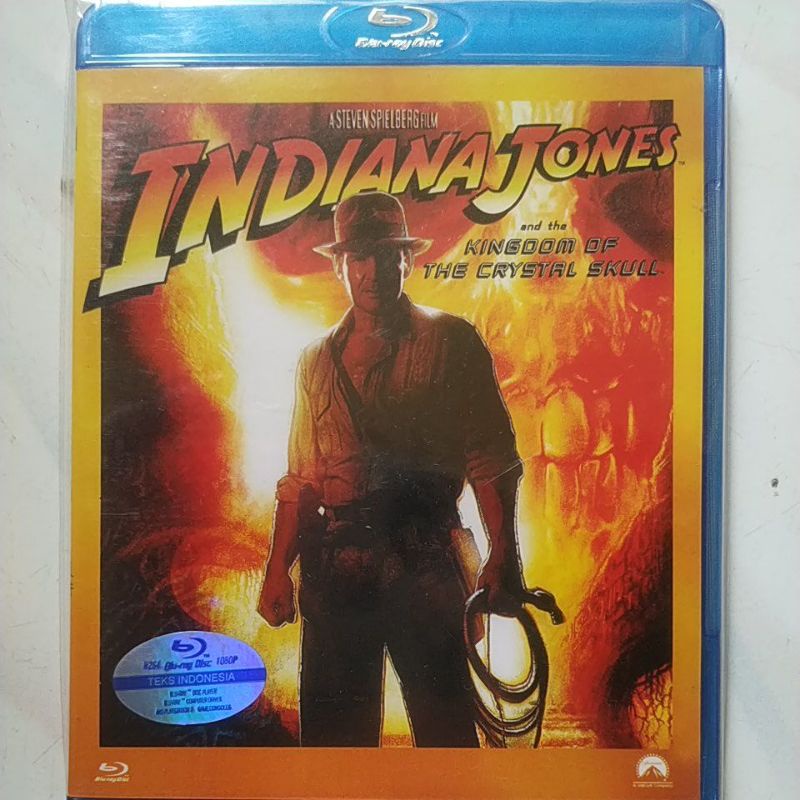 INDIANA JONES AND THE KINGDOM THE CRYSTAL SKUL BLU-RAY BLURAY BD BR BLURAYDISC TRUE HD BLU-RAY