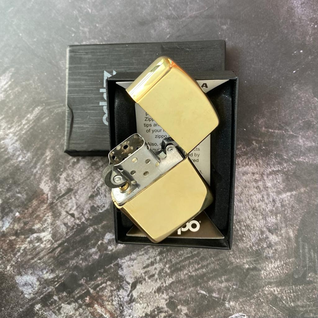 Korek Api ZIPPO Gold Premium Model Compass Unik