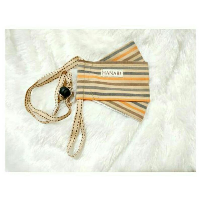 Masker Hanabi 3D 3Ply bisa diberi tisu