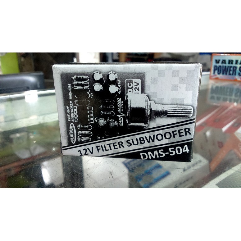KIT FILTER SUBWOOFER 12V DMS 504 PLATINUM SUARA MANTAB