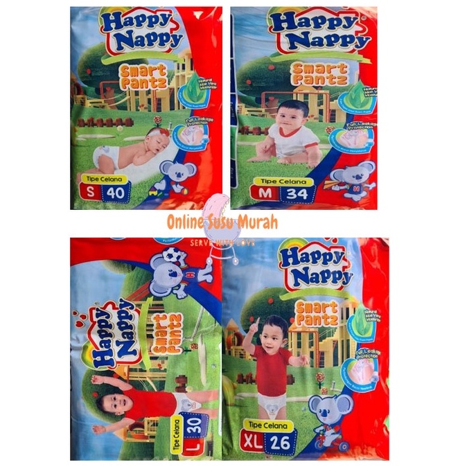 happy nappy smart pants S40 M34 L30 XL26