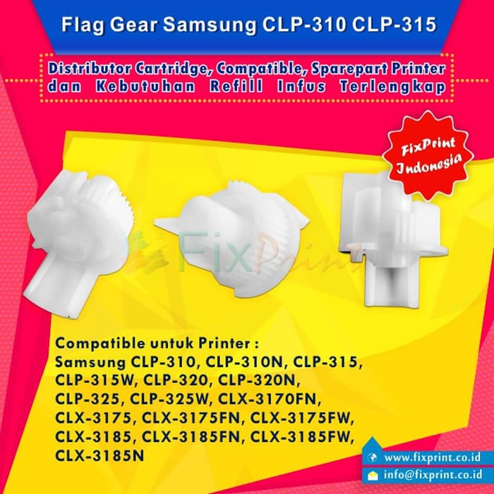 Flag Gear Samsung CLP310 CLP315 CLP320 CLP325 CLX3170 CLX3175 CLX3185