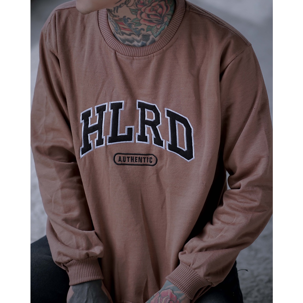 AUTHENTIC HOLYRIDER SWEATER MOCCA // Sweatshirt Sweater Bordir Original