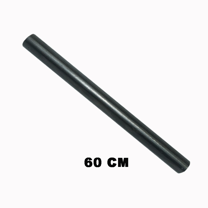 EELIC PIB-LGH3IX2MM PIPA BESI HITAM BULAT POLOS 3" x 2mm PANJANG 60 CM COCOK UNTUK DIY MESIN-MESIN