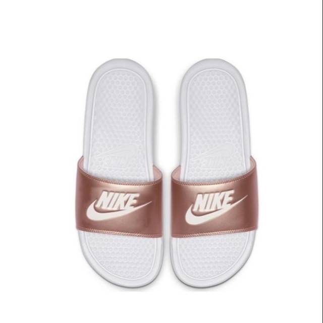 nike sandals white