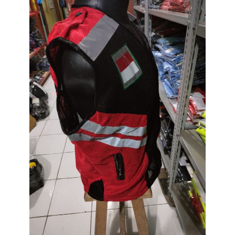 ROMPI SAFETY BAHAN JALA MESH TEBAL BERLOGO