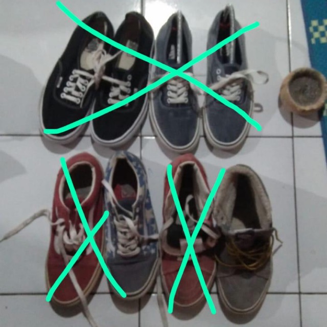 SEPATU VANS ORIGINAL SECOND BORONGAN