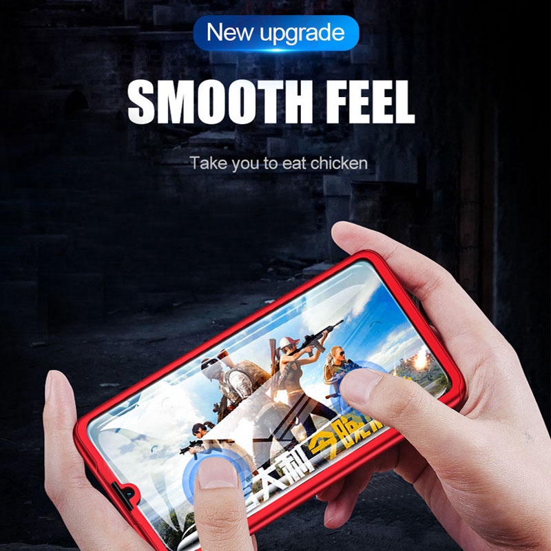 Casing Hard Case Samsung Galaxy A7 2018 A50 A70 a40 a30 A10 M20 m30 A10s A20s A30s Tempered Glass