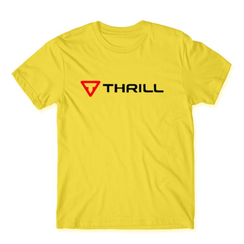 kaos pria motif thrill pakaian pria