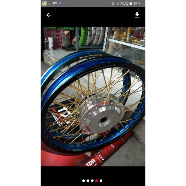 BRILIANT Velg TDR 2tone  motor matic ring17