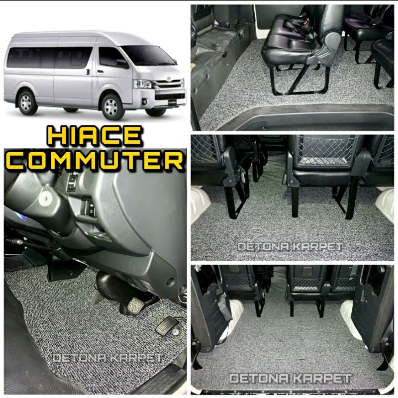 KARPET MOBIL TOYOTA HIACE COMMUTER KARPET MIE BIHUN KARET HIACE COMMUTER