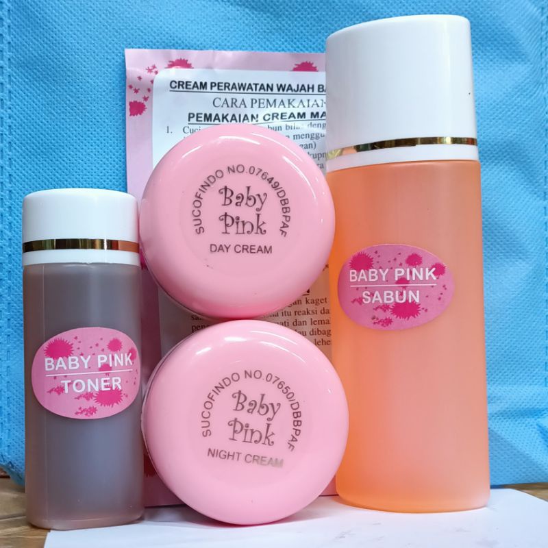 PAKET Cream Baby Ping 30gr | Paket 4in1 Perawatan Wajah