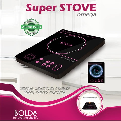 Kompor Induksi Bolde Super Stove Omega Low Watt Kompor Listrik Bolde Induction Stove Bolde Murah Electric Stove