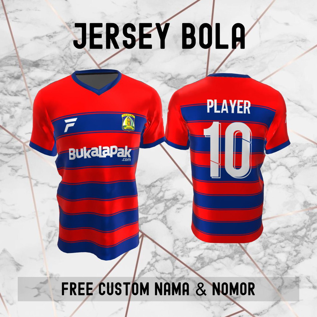 Jersey Persiba Balikpapan Klub Bola Baju Kaos Custom Nama dan Nomor Punggung - 313