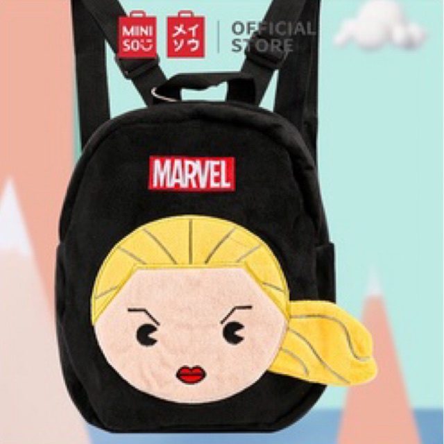 READY TAS RANSEL MINI CAPTEN MARVEL MINISO