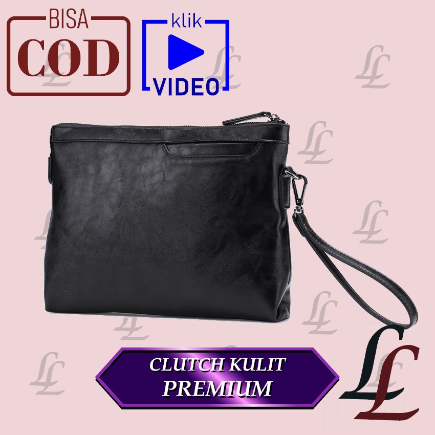 Clutch Kulit Pace / Tas Tangan Kulit Pria – Cowok / Casual Men Leather Pouch – Simple Fashion Bag