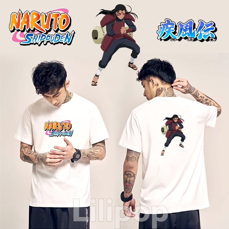 Kaos Tshirt  Pria Naruto Boruto Baju Distro Basic Lengan Pendek Cowok Kasual Lilipop