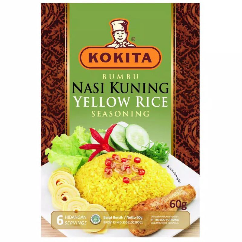 kokita bumbu nasi kuning 60 gram