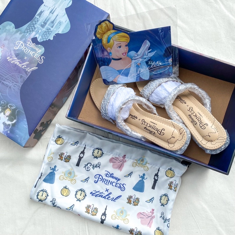Fairytale 60mm Blockheels Strap Sky | Disney Princess x Ittaherl | Cinderella Vol 2 (SIZE 36)