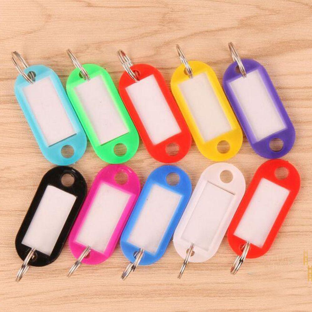 Suyo5/10pcs Gantungan Kunci New ID label Luggage Tag Jewelry