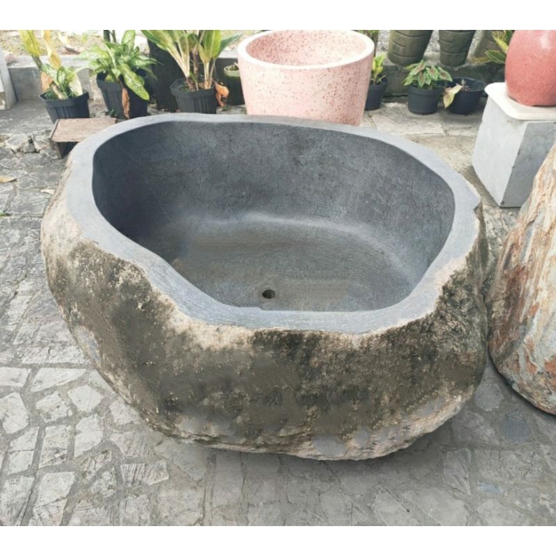 Bak Mandi Batu Kali Natural