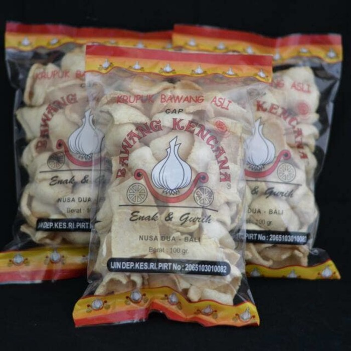 

Kerupuk Bawang KENCANA Khas Bali 100gr