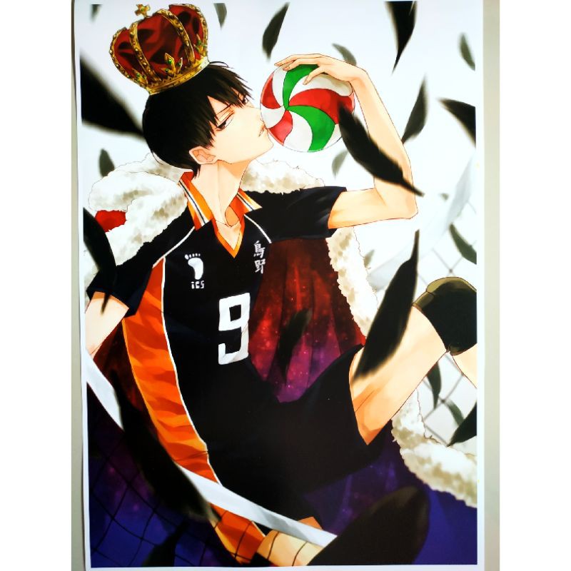 Poster Anime Haikyuu 9 Kageyama Tobio Karasuno