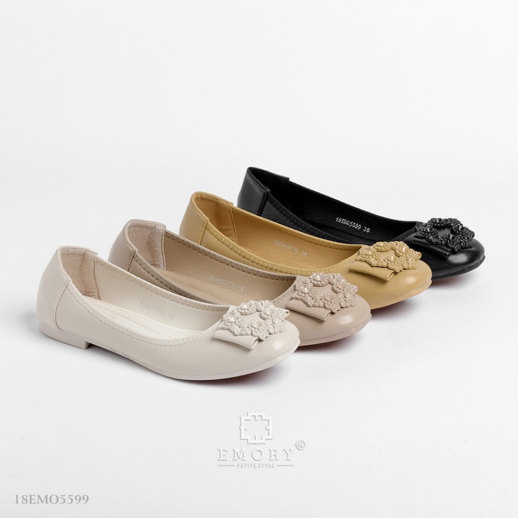 6.6 SALE &gt; EMORY Zatirra Sepatu Wanita Flat Shoes #18EMO5599