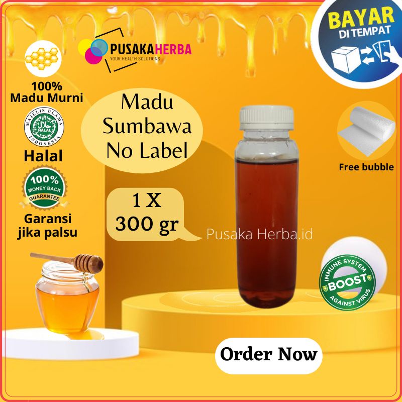 

Madu Jasmine Asli Hutan Multiflora Nusantara Asli Murni Alami 100% Madu Murni Asli 300gr Madu Hutan