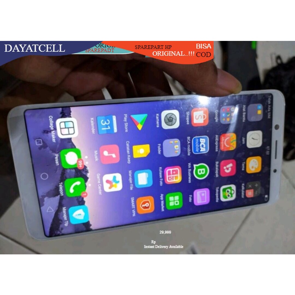 LCD FULLSET FREME OPPO F5 ORIGINAL COPOTAN