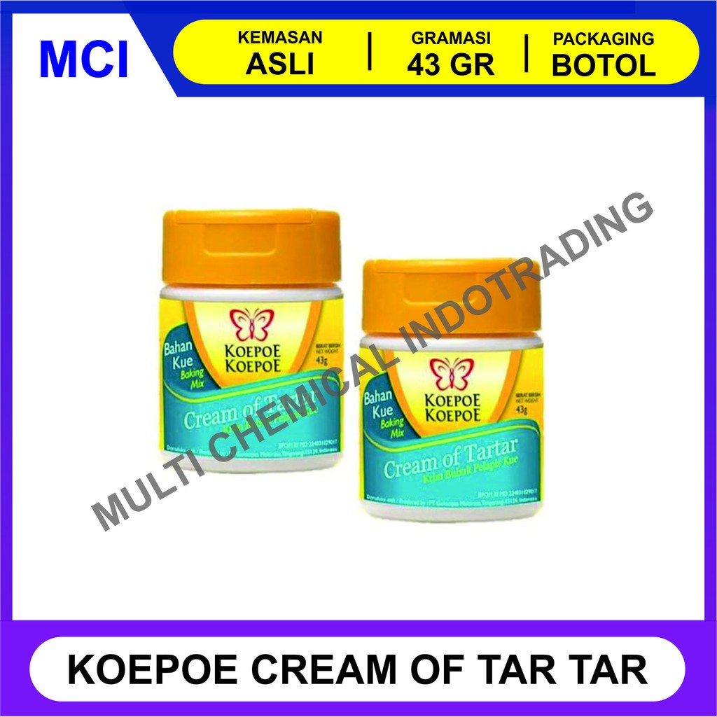 

CREAM TAR TAR KOEPOE KOEPOE PELAPIS KUE 43 GR
