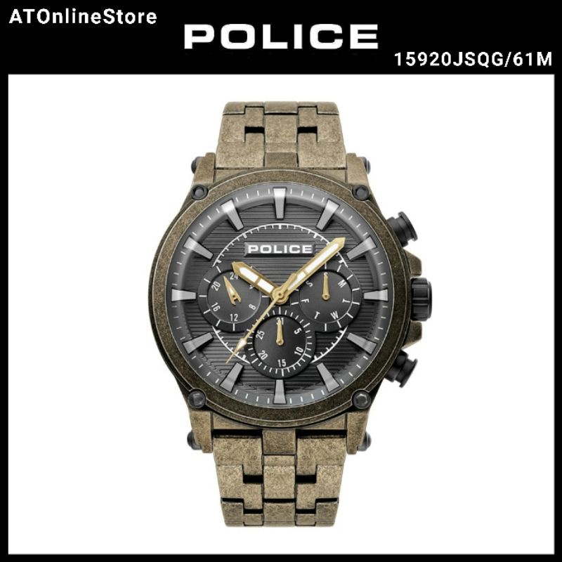 Jam Tangan Pria Police PL.15920JSQG/61M ORIGINAL Garansi Resmi