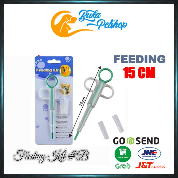 Pelontar Pil Alat Bantu Minum Obat Feeding Kit #B