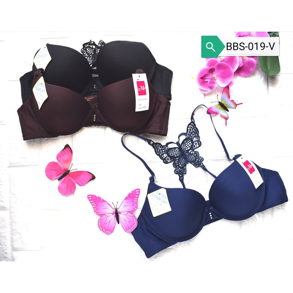 BRA / BH FASHION KUPU KUPU KAIT DEPAN IMPORT BERKAWAT BBS-018-V