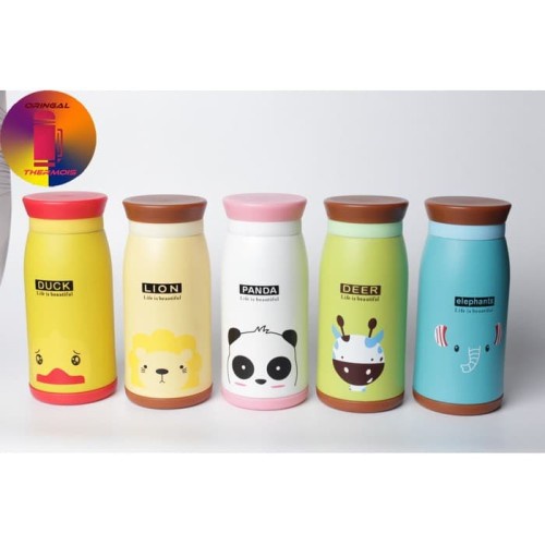 TERMOS ANIMAL BOTOL ANAK TERMOS PANAS DINGIN TAHAN LAMA ANTI TUMPAH [GRATIS PACKING BUBBLE]