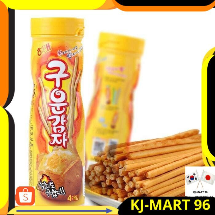 

MAKANAN KOREA HALAL/KOREAN FOOD/SNACK KOREA HAITAI POTATO BAKED STICK-KENTANG PANGGANG IMPORT ORI