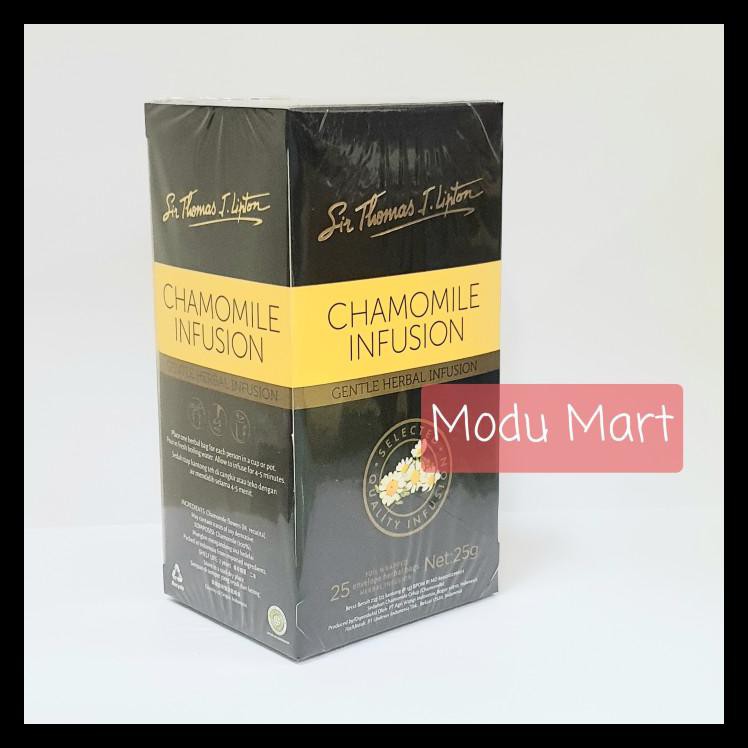 

TERMURAH LIPTON CHAMOMILE INFUSION TEA BAG - TEH AROMA BUNGA KAMOMIL 25 KANTONG !