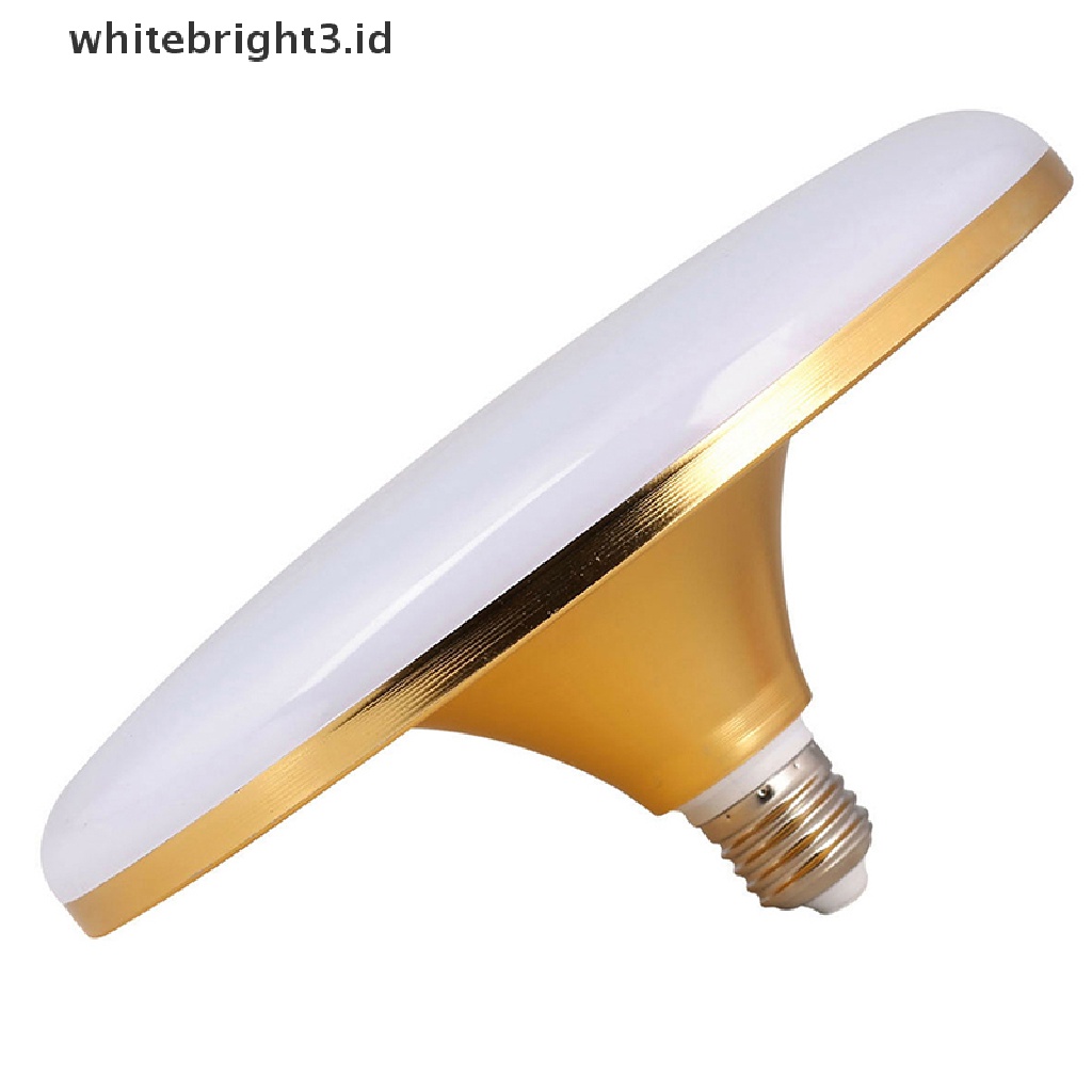 (whitebright3.id) Lampu Bohlam UFO LED 12W 18W 24W 36W 50W 220V E27 Warna Putih