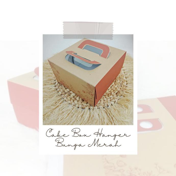 

Cake Box / Kardus Cake / Kemasan Cake 23 x 23 x 13 cm bahan doff