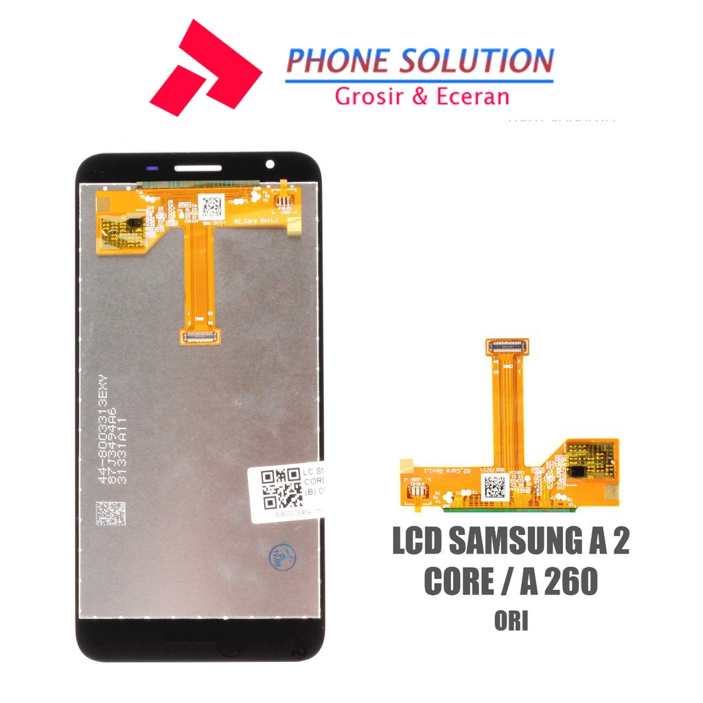 LCD Samsung A2 Core A260 ORIGINAL 100% Fullset Touchscreen // Supplier LCD Samsung - Garansi 1 Bulan