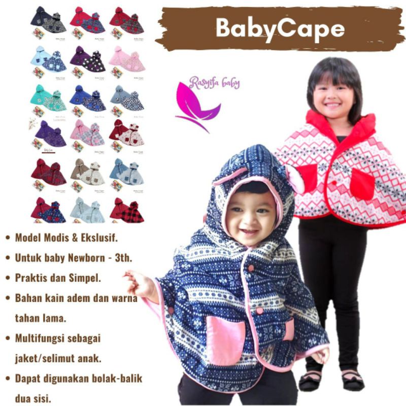 BabyCape CuddleMe Mantel Bayi Jaket Bayi Selimut Bayi Jaket Anak Cuddle Me