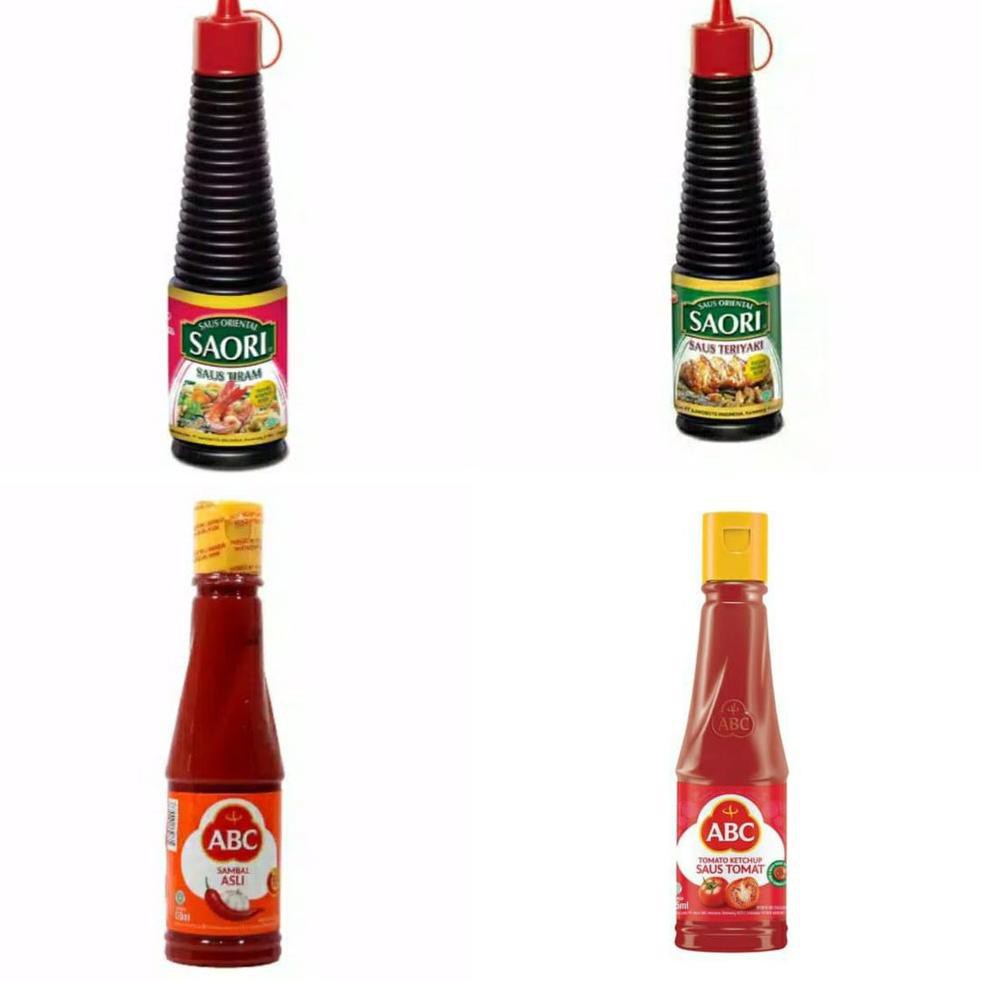 

YEAR SALE Saori Saus Tiram / Saori Saus Teriyaki / ABC Saus Sambal / ABC Saus Tomat