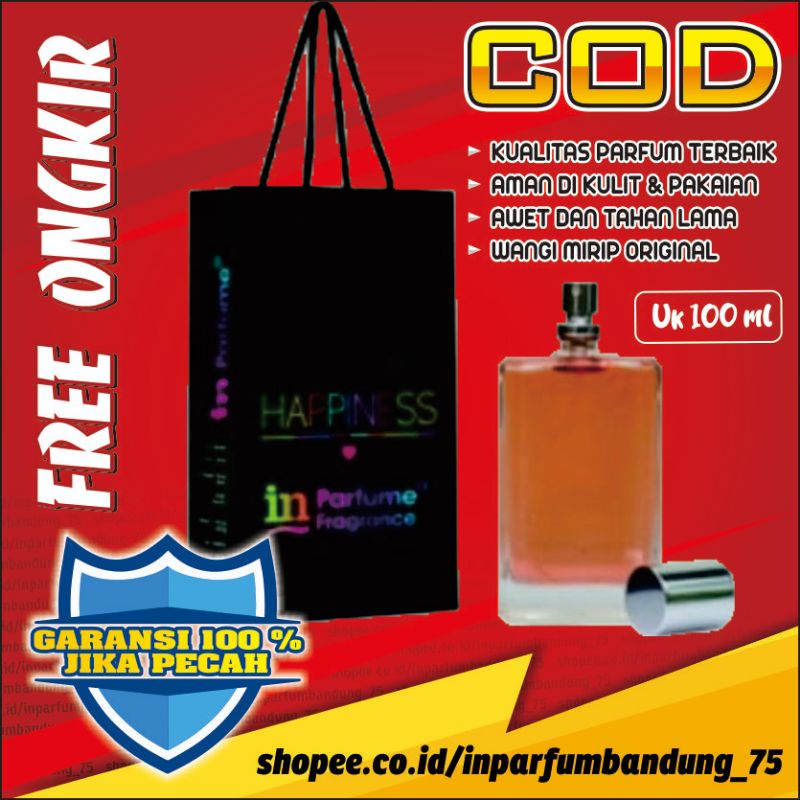 IN PARFUM BANDUNG ORIGINAL/ IN PARFUM FRAGRANCE/ INSPIRED PERFUME/ PARFUM BANDUNG/SEMUA  MERK UK 100