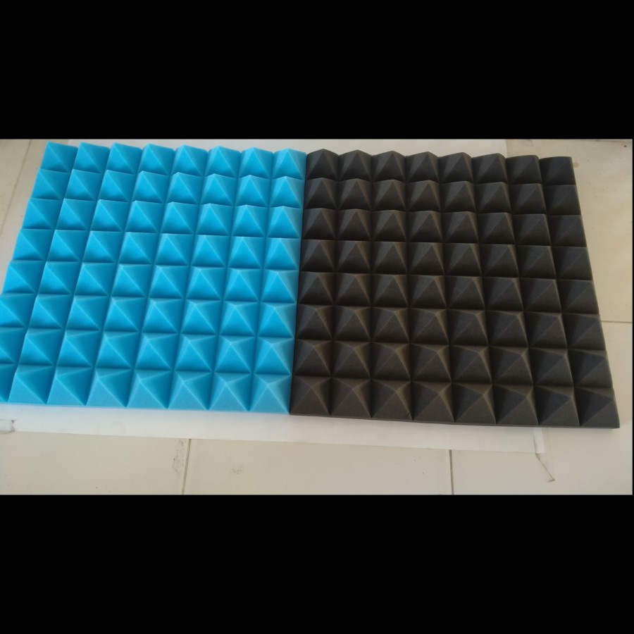 Busa Peredam Suara Model Pyramid - Acoustic Foam 50x50x7 cm