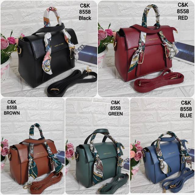 Charles and keith Tas Pesta Cakep / Shoulder Bag / Sling Bag / Backpack / Dompet