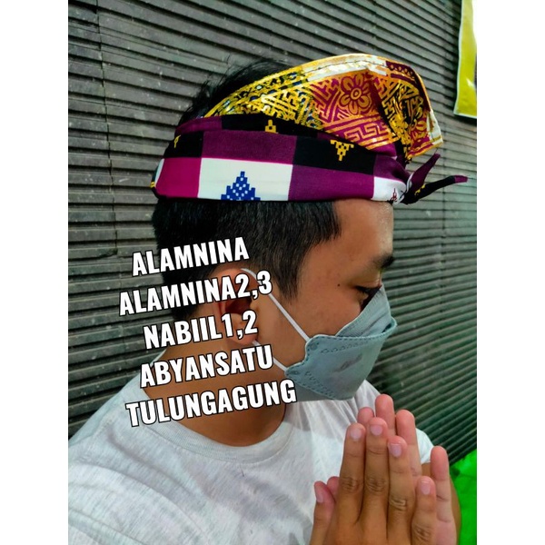 udeng Bali jadi dewasa