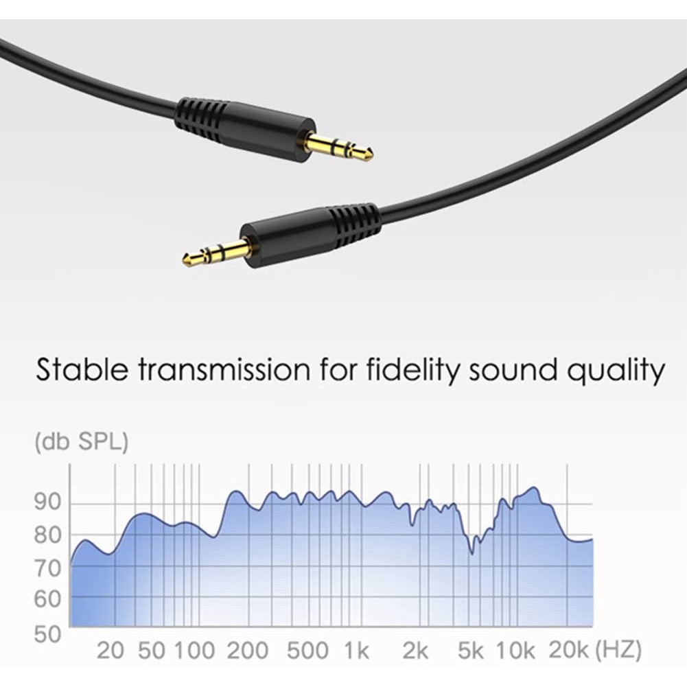 KABEL AUDIO JACK 3.5 PANJANG 10M GOLD PLATED / KABEL AUX 10 METER