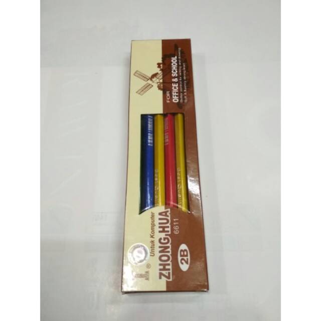 

Pensil 2B Zhonghua office and school isi 12 pcs